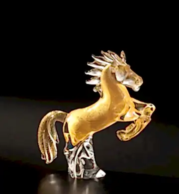 Duccio Di Segna Horse Riding Medium White Gold