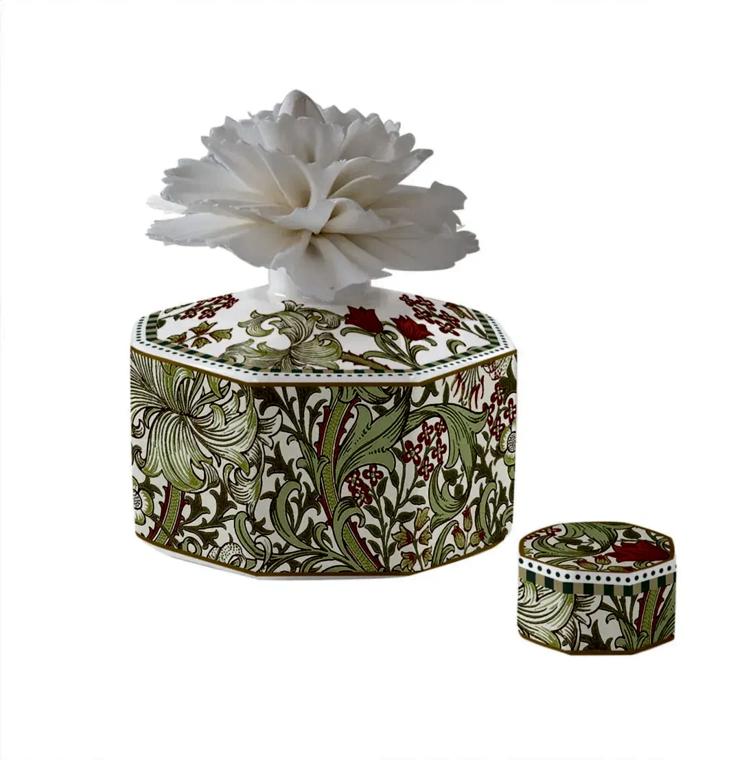 William Morris Porselen Koku Difüzörü 300 ml - Açık Yeşil