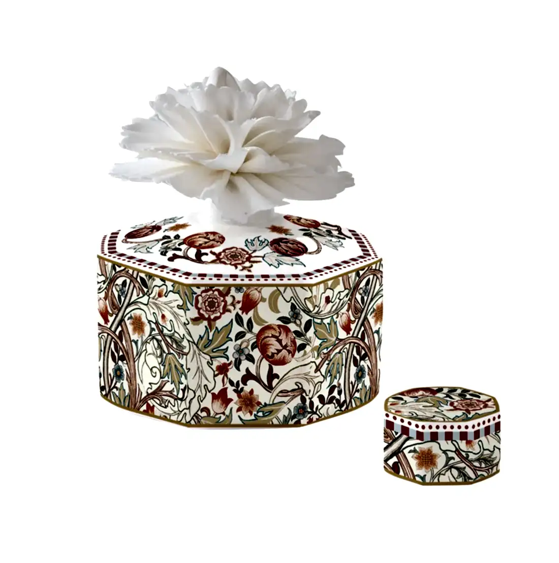 William Morris Porselen Koku Difüzörü 300 ml - Çiçek Desenli