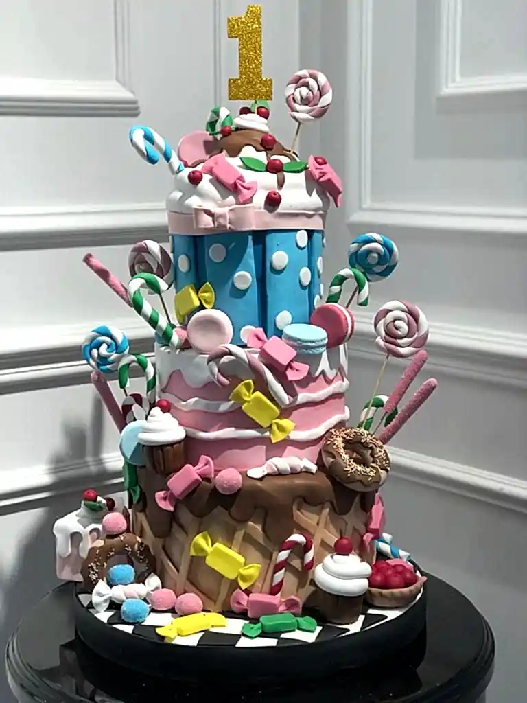 No:259 Şeker Hamurlu Tasarım Pasta