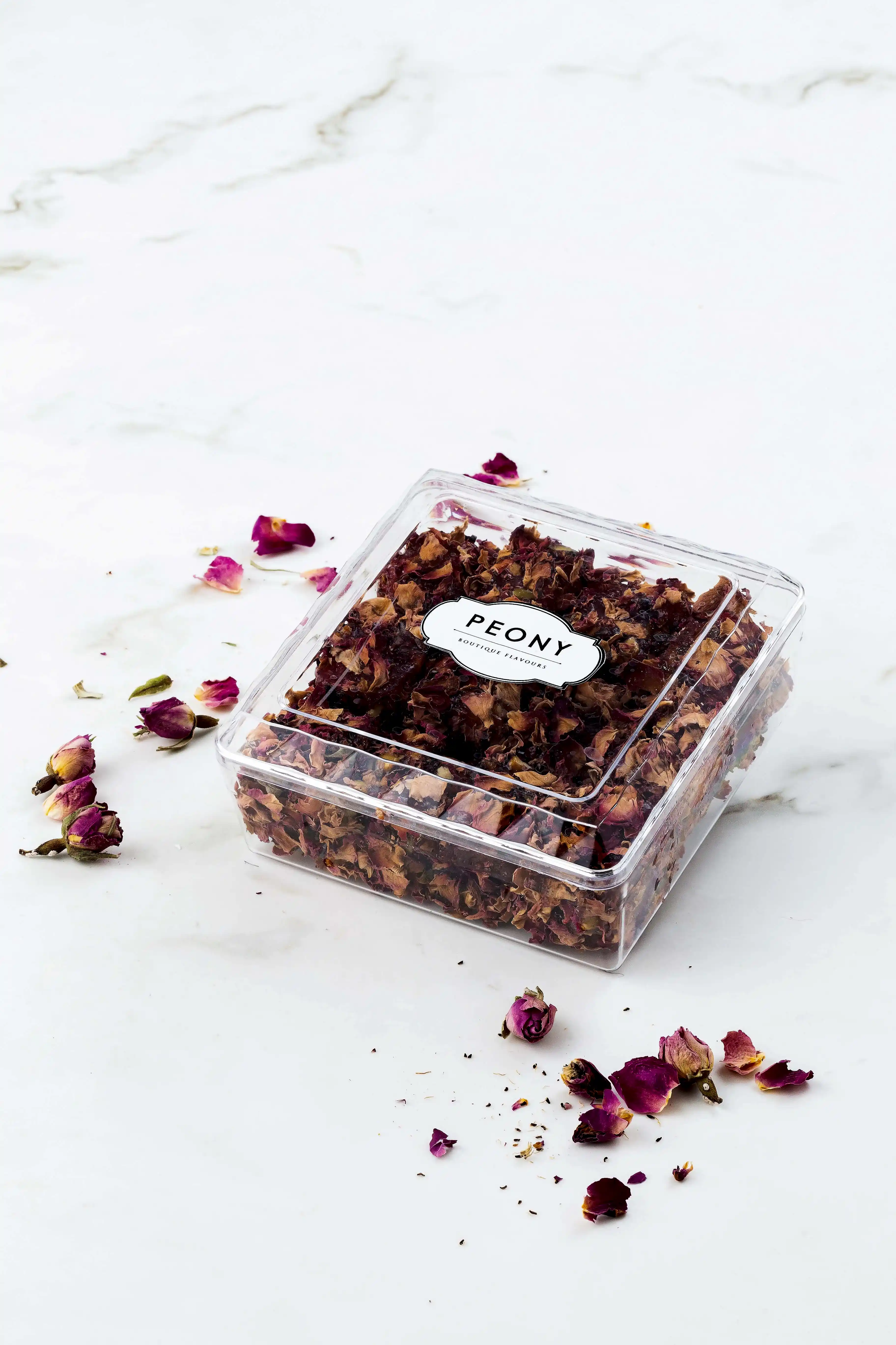 Kuru Gül Yapraklı & Narlı Lokum