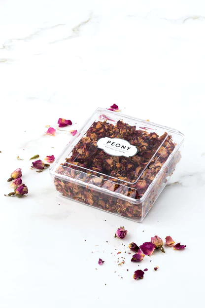 Kuru Gül Yapraklı &amp; Narlı Lokum