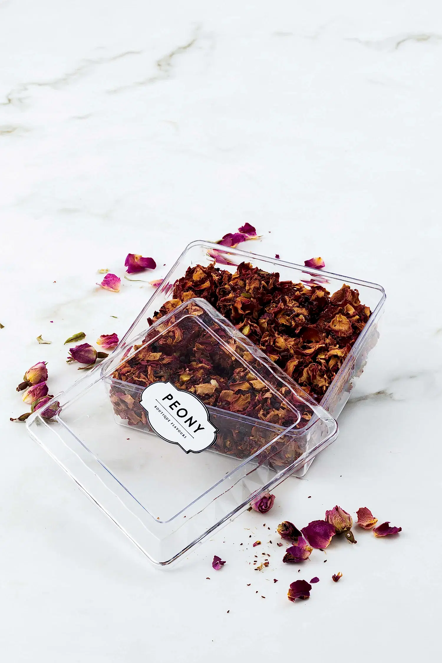 Kuru Gül Yapraklı & Narlı Lokum