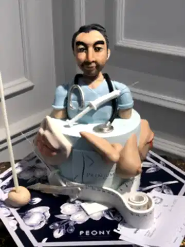 No:137 Şeker Hamurlu Tasarım Pasta