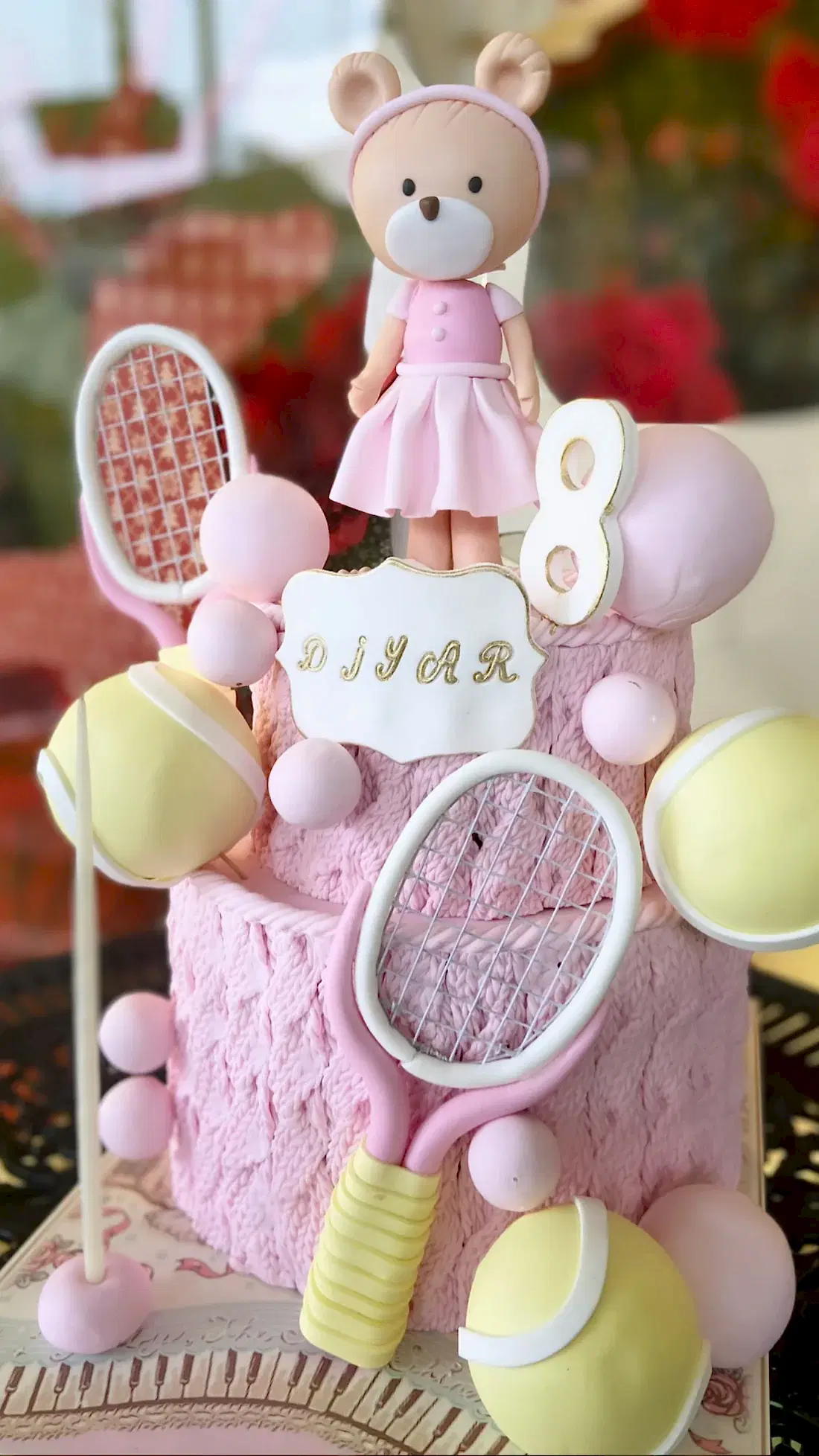 No:205 Şeker Hamurlu Tasarım Pasta