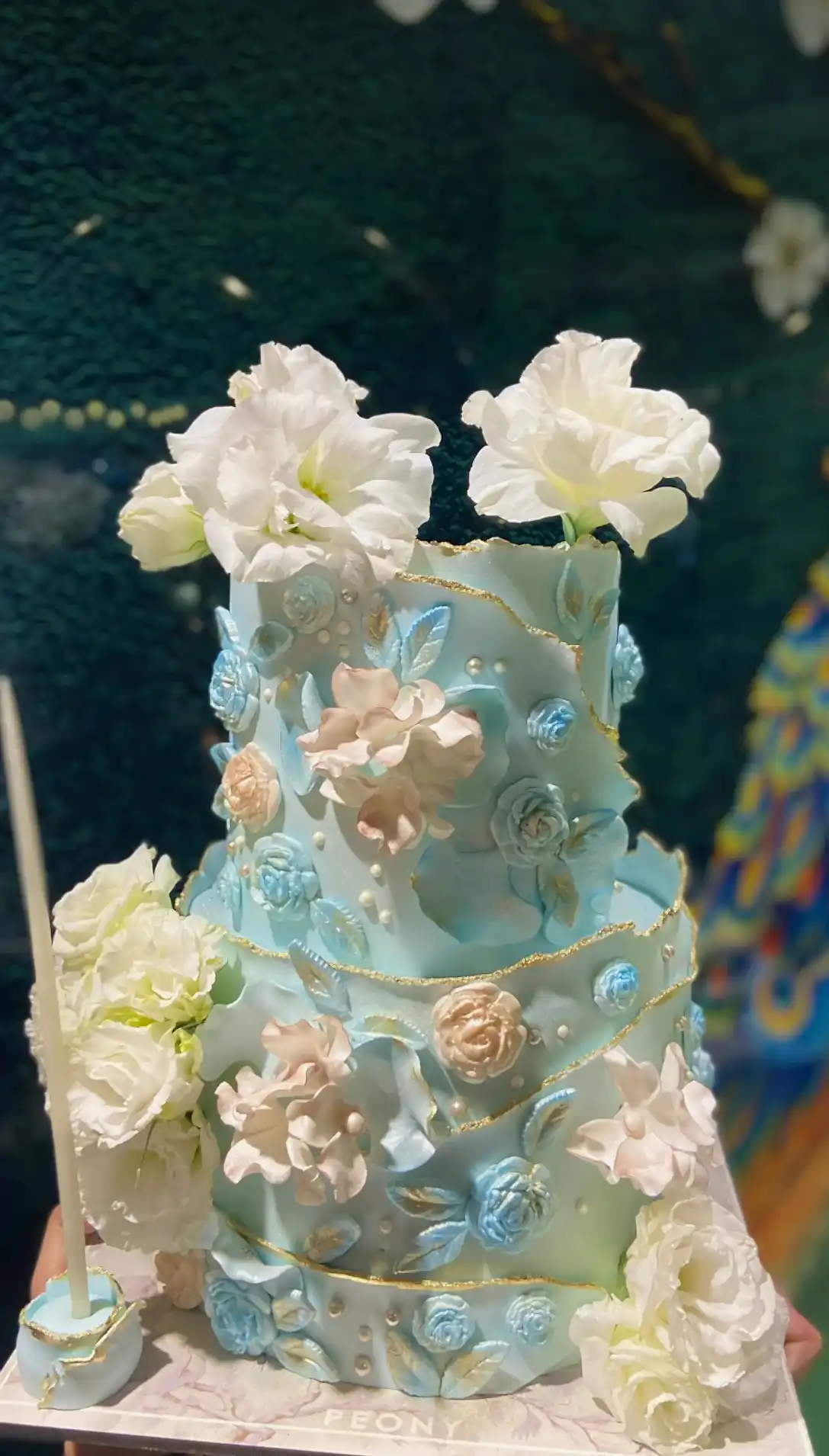 No:206 Şeker Hamurlu Tasarım Pasta