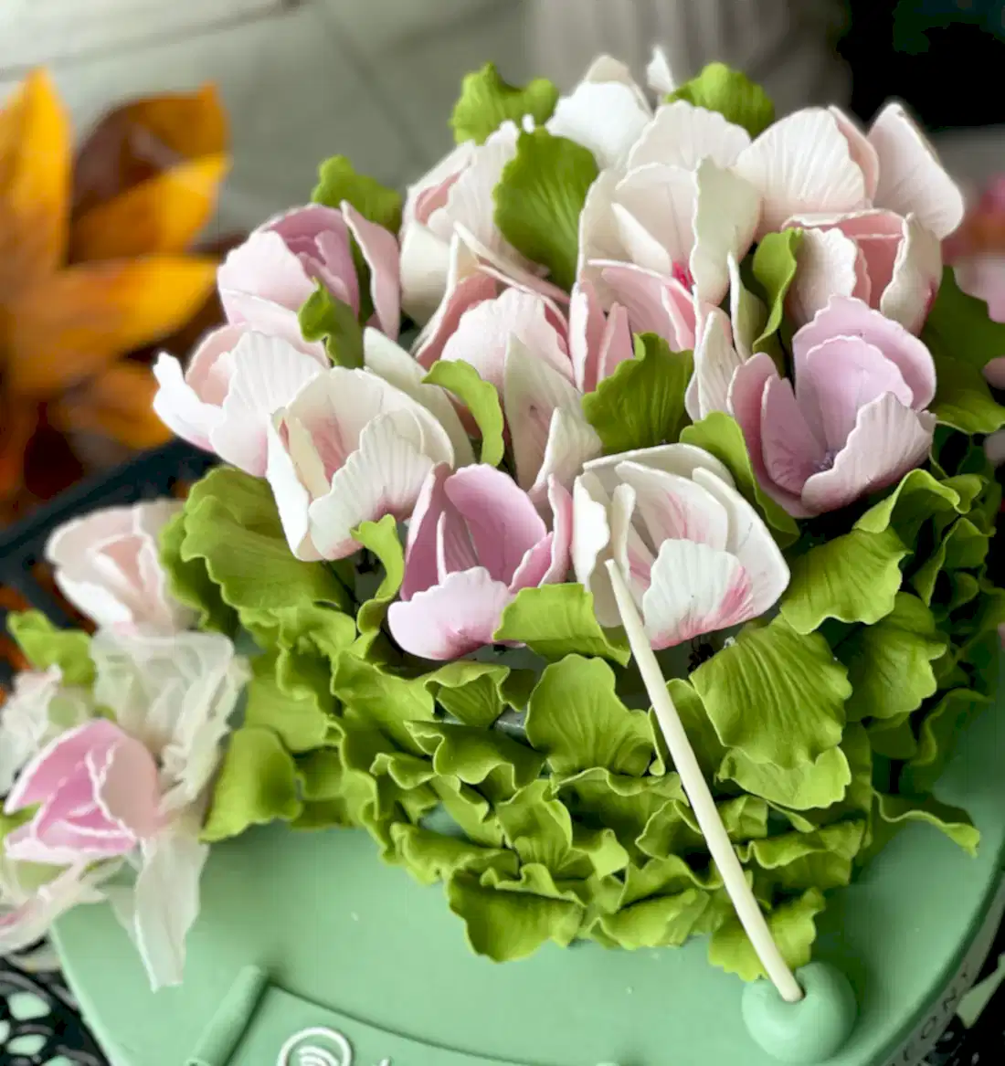 No:168 Şeker Hamurlu Tasarım Pasta