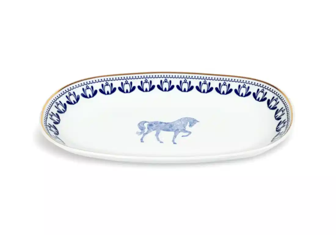 Horse Luck Blue Collection Meze Tabağı 29 cm