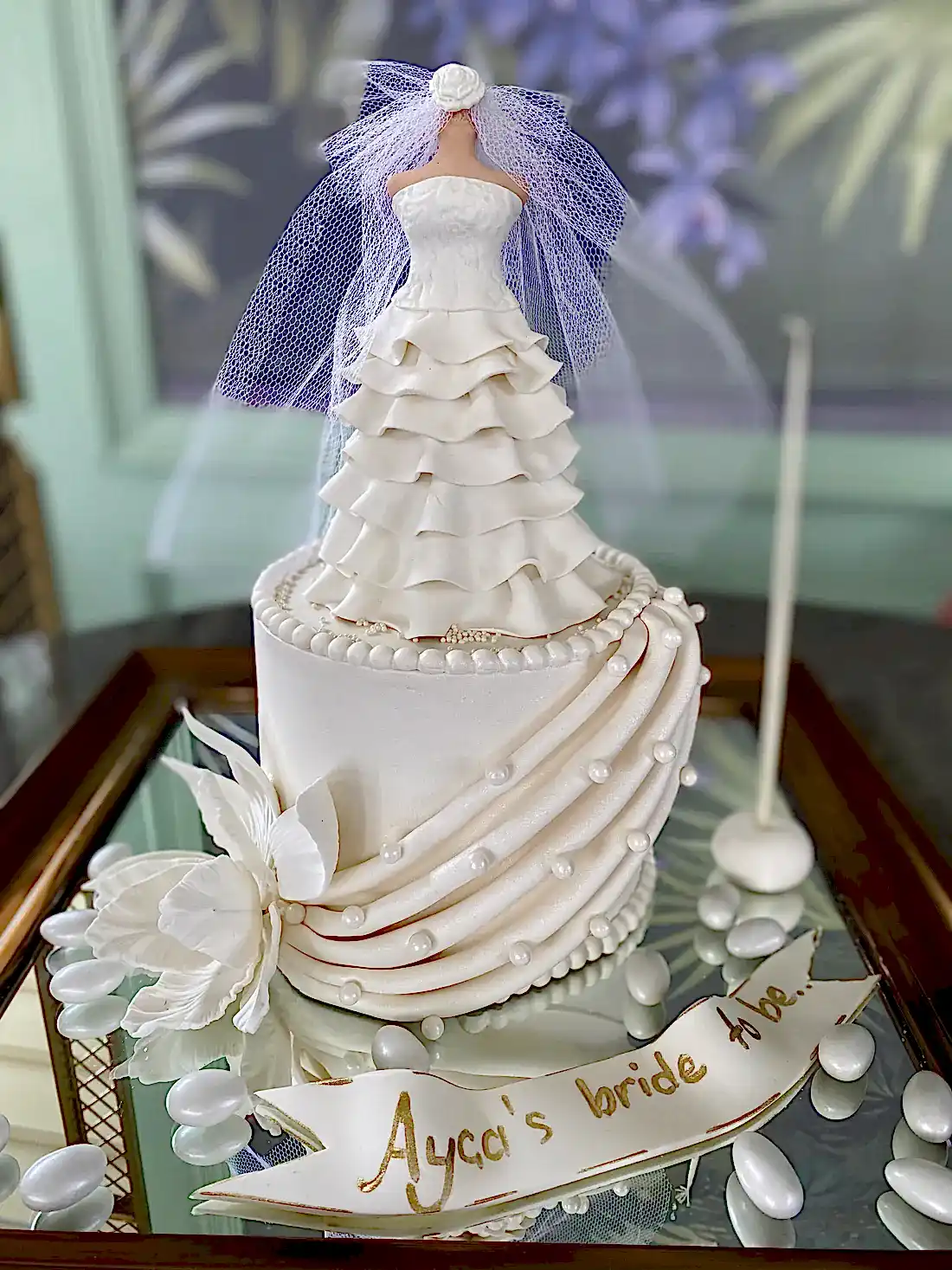 No:243 Şeker Hamurlu Tasarım Pasta