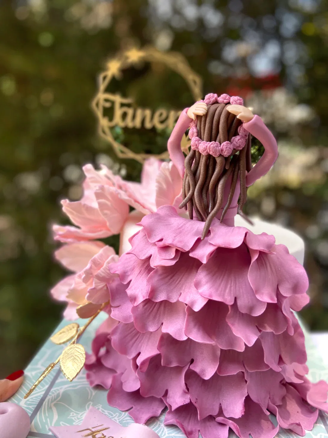 No:211 Şeker Hamurlu Tasarım Pasta