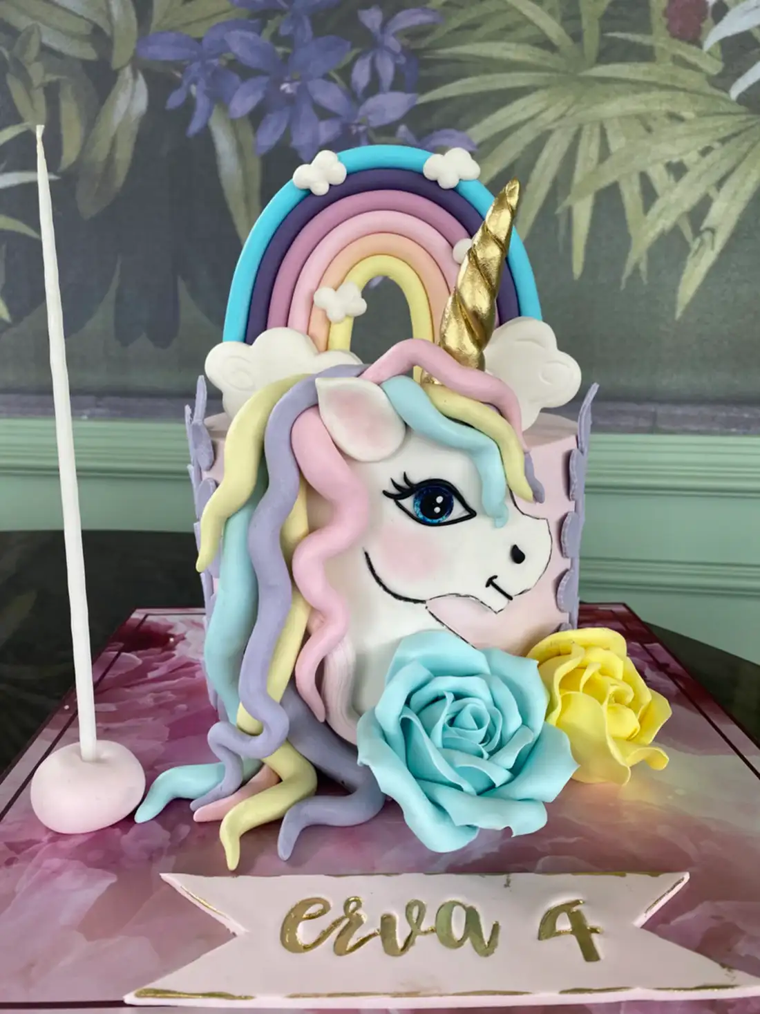 No:97 Şeker Hamurlu Tasarım Pasta