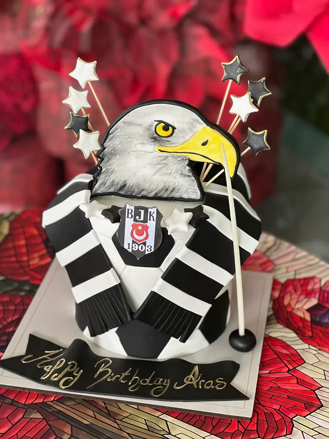 No:181 Şeker Hamurlu Tasarım Pasta