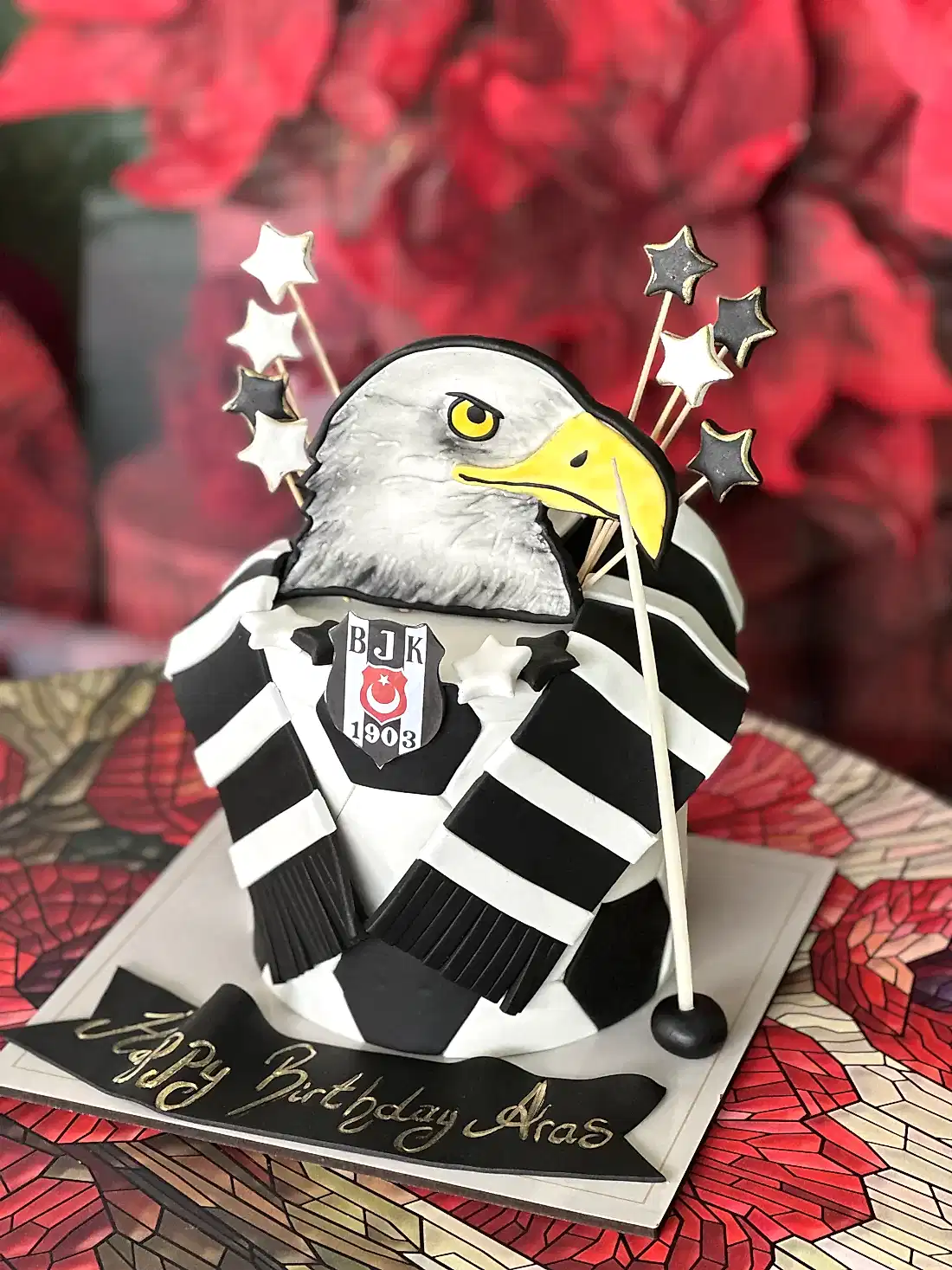 No:181 Şeker Hamurlu Tasarım Pasta