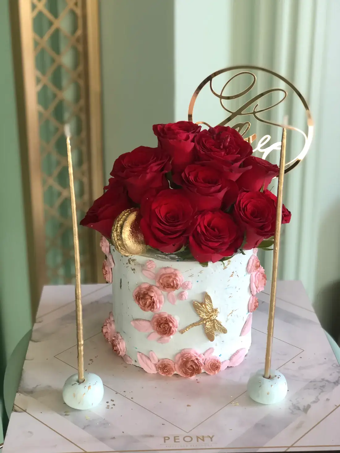 No:221 Kremalı Tasarım Pasta