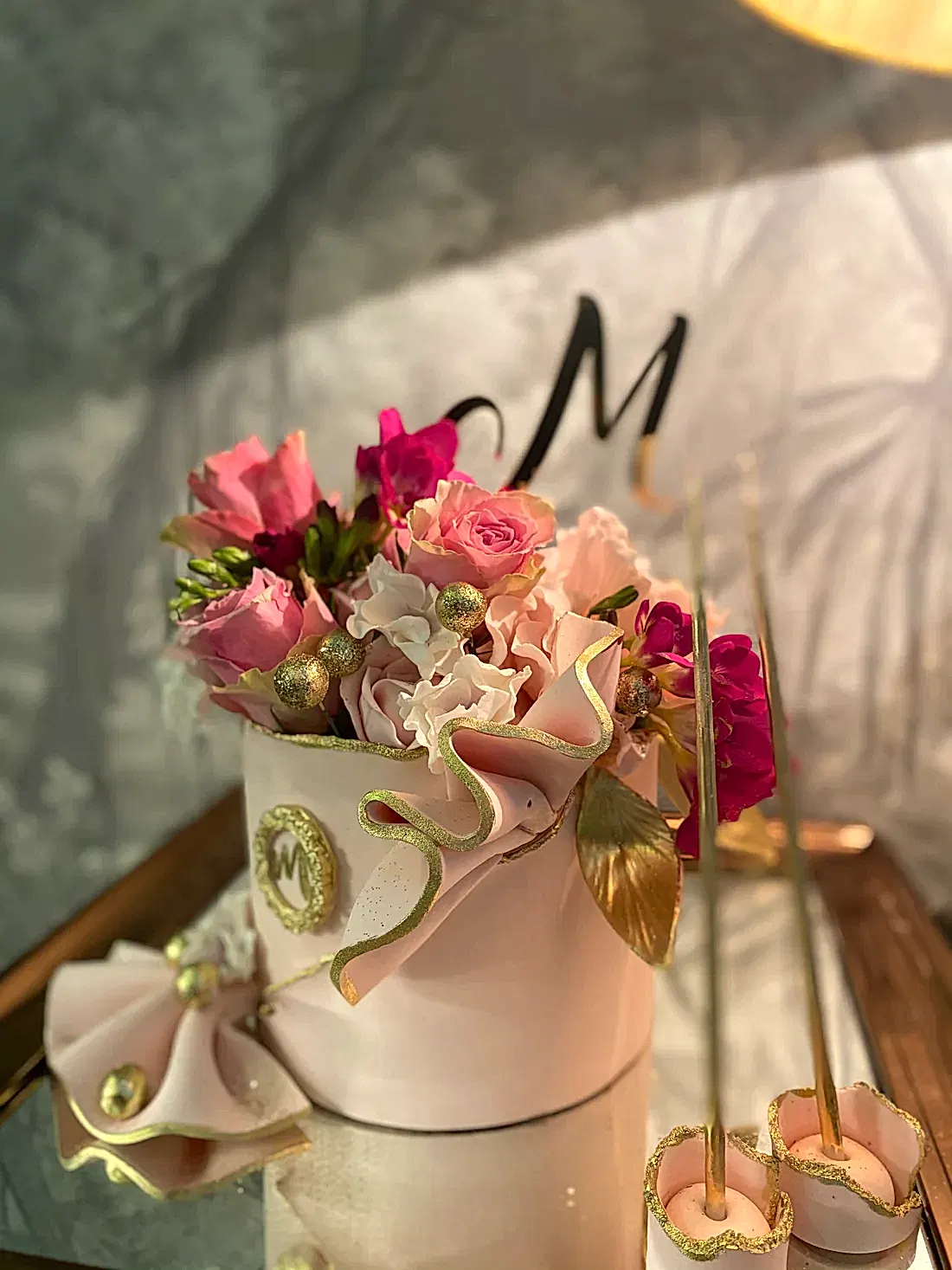 No:241 Şeker Hamurlu Tasarım Pasta