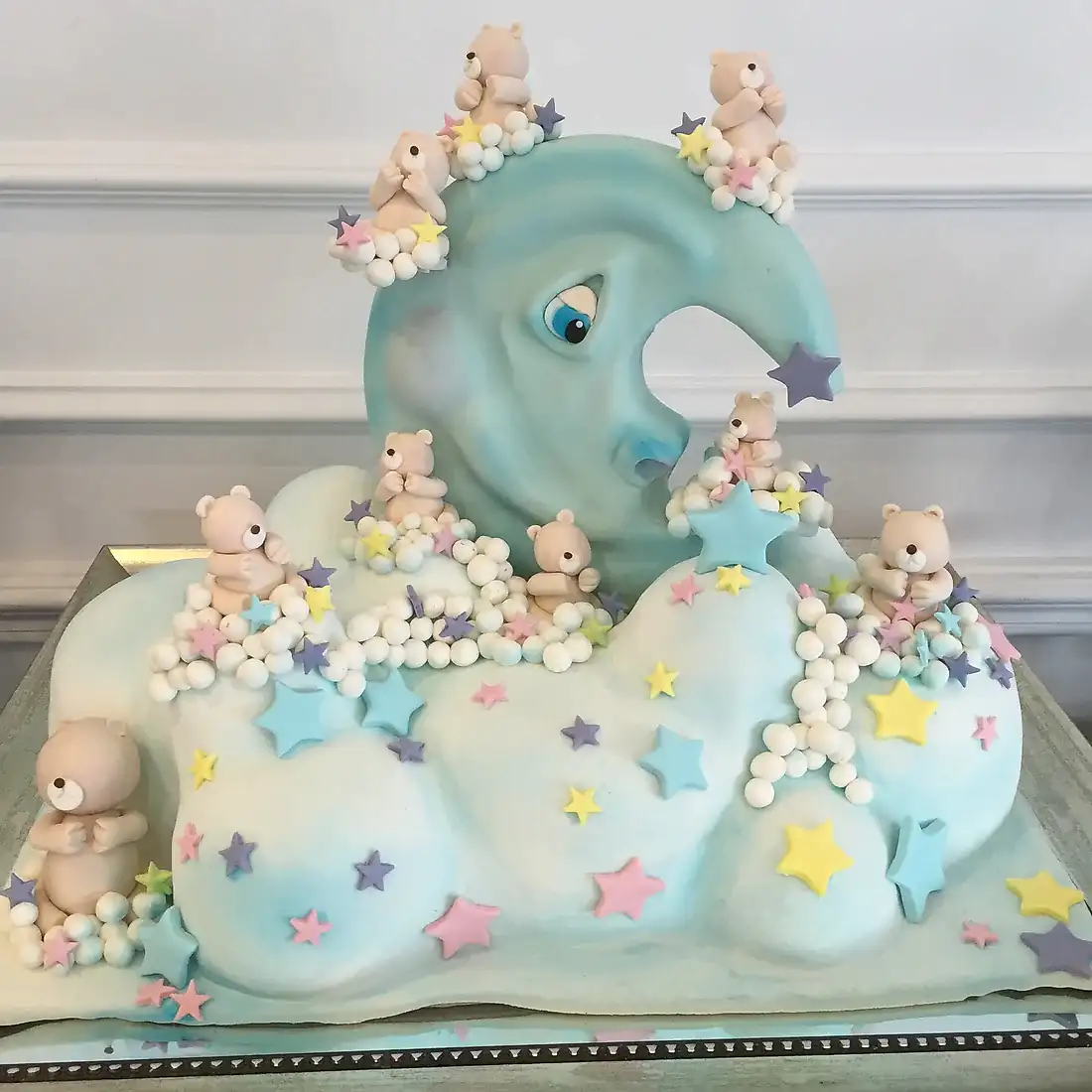 No:100 Şeker Hamurlu Tasarım Pasta