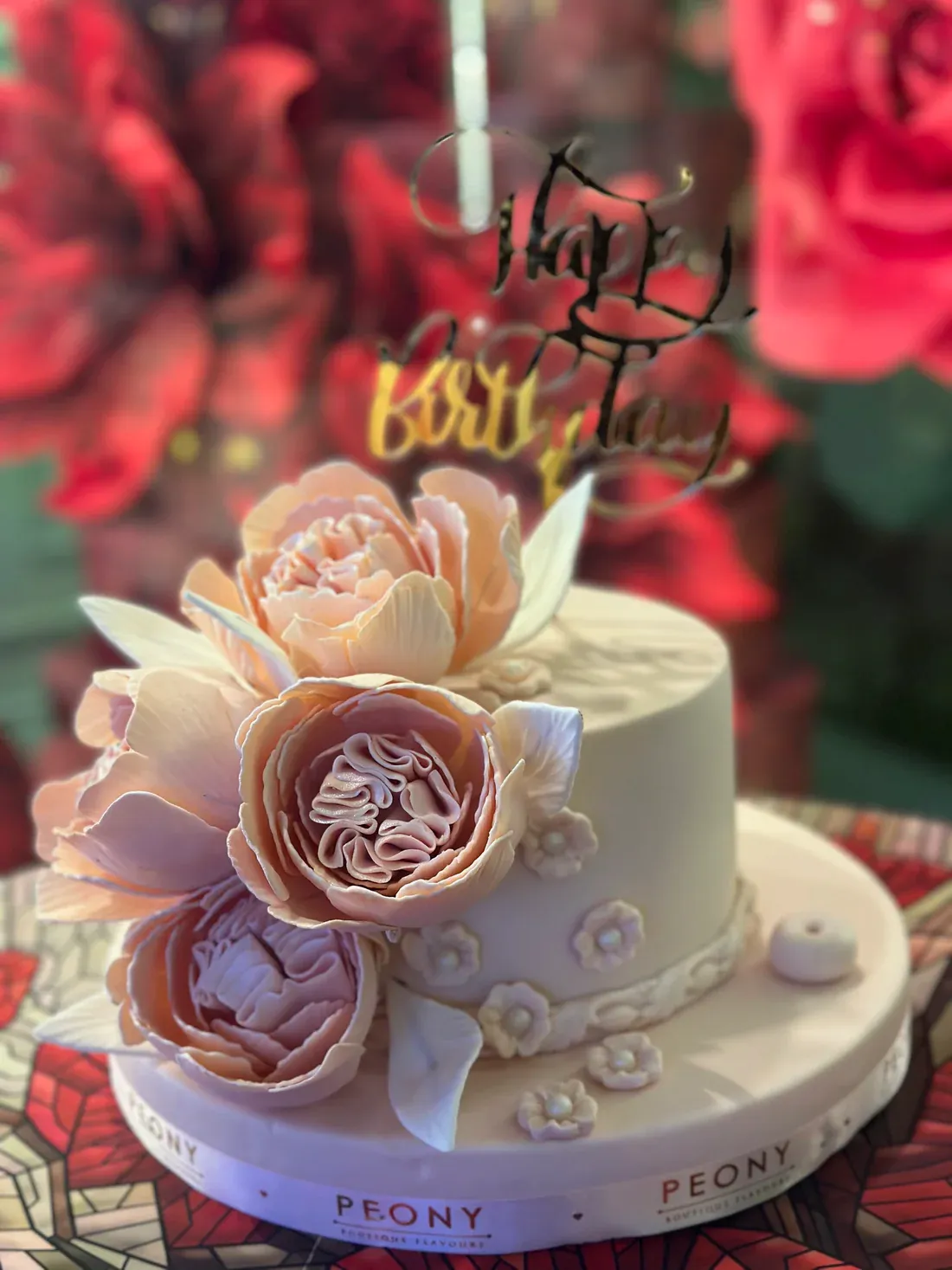 No:258 Şeker Hamurlu Tasarım Pasta