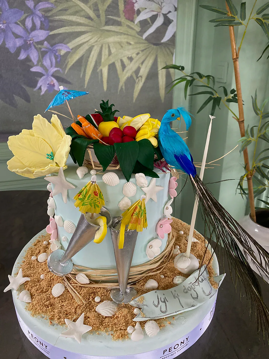 No:76 Şeker Hamurlu Tasarım Pasta