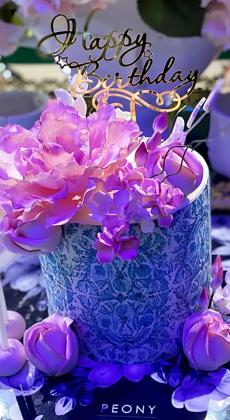 No:238 Şeker Hamurlu Tasarım Pasta