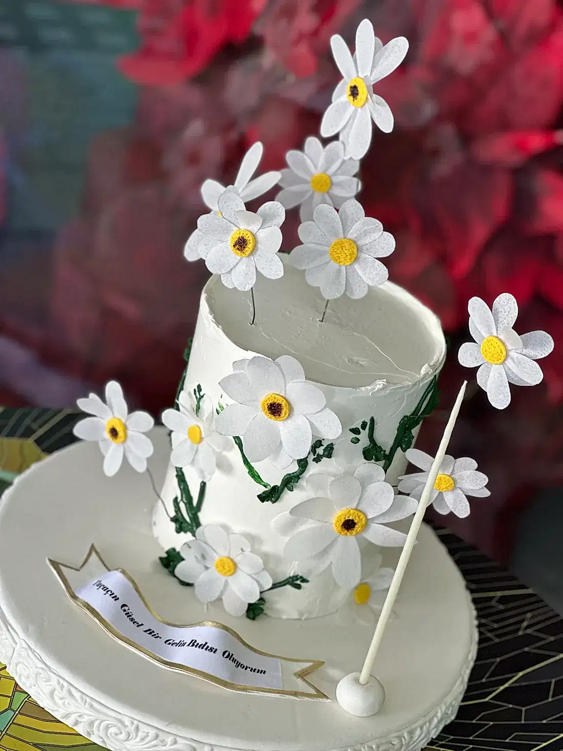 No:198 Kremalı Tasarım Pasta