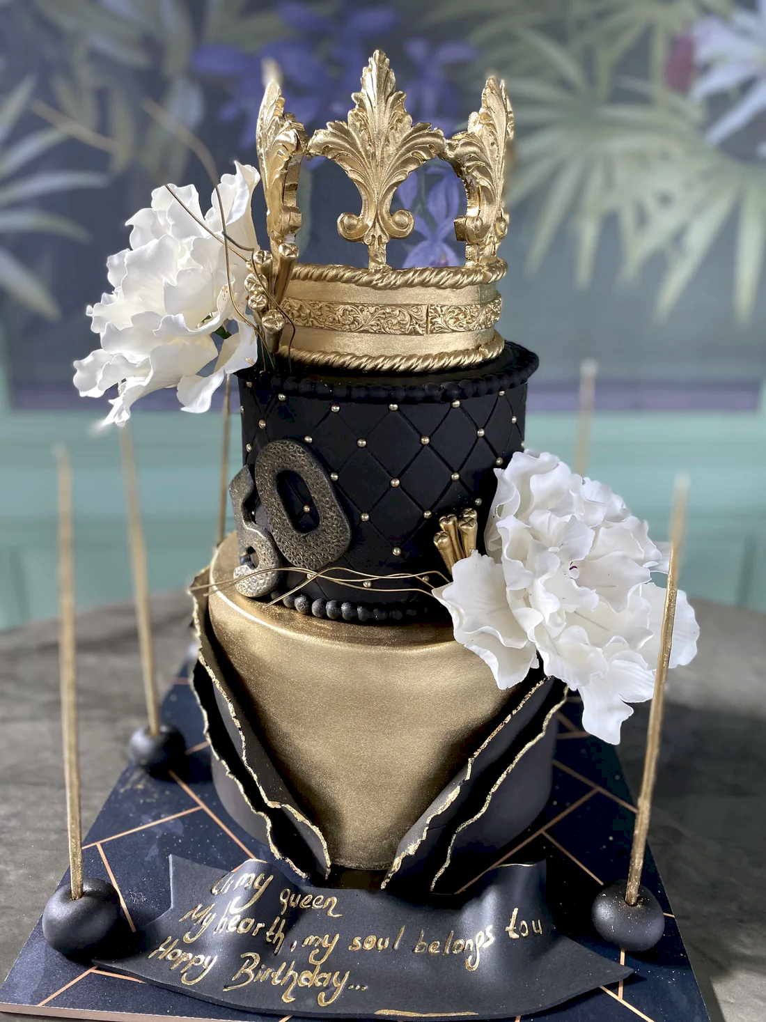 No:123 Şeker Hamurlu Tasarım Pasta