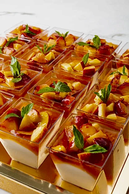 Şeftalili Damla Sakızlı Muhallebi