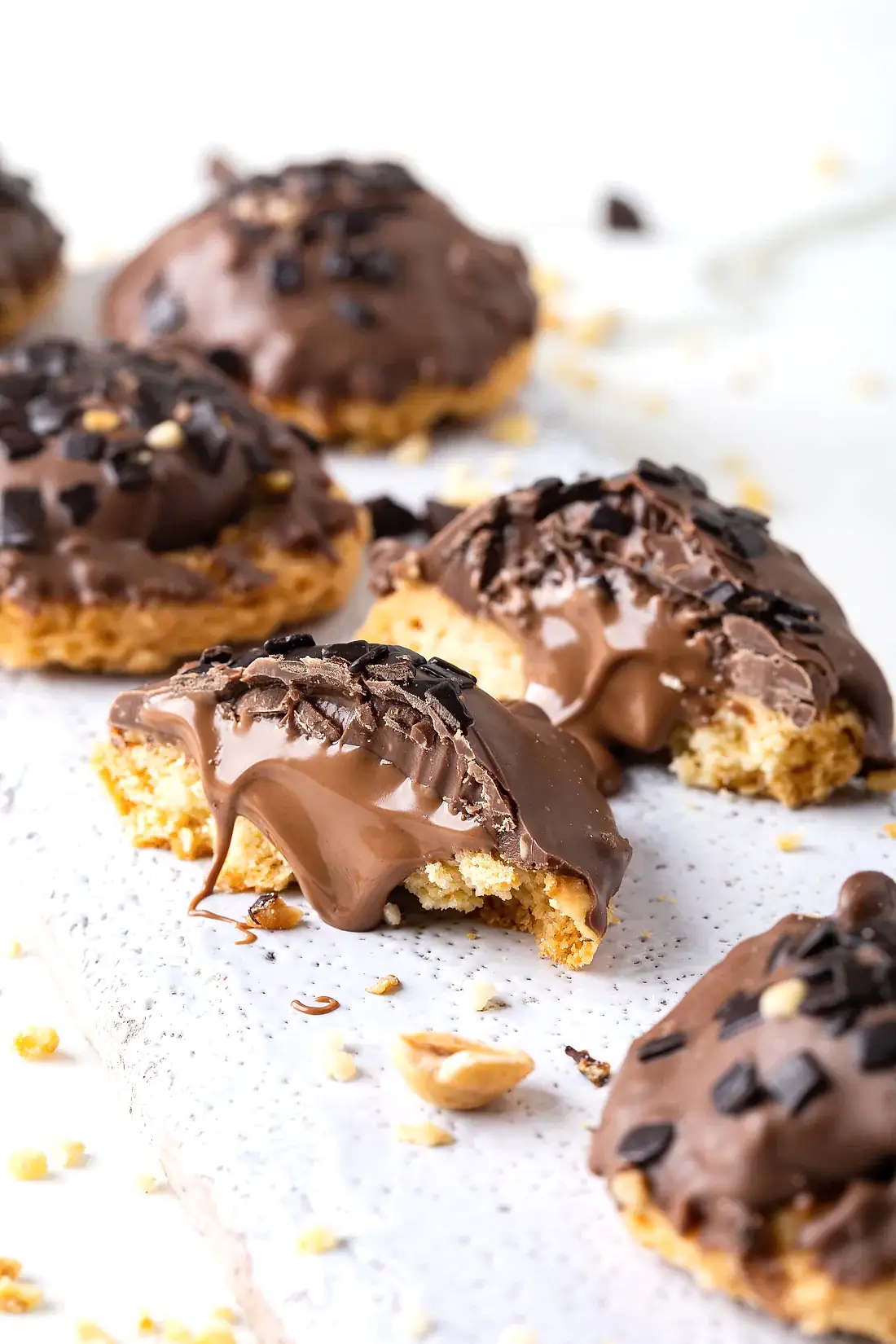 Nutella Dolgulu Çikolatalı Kurabiye