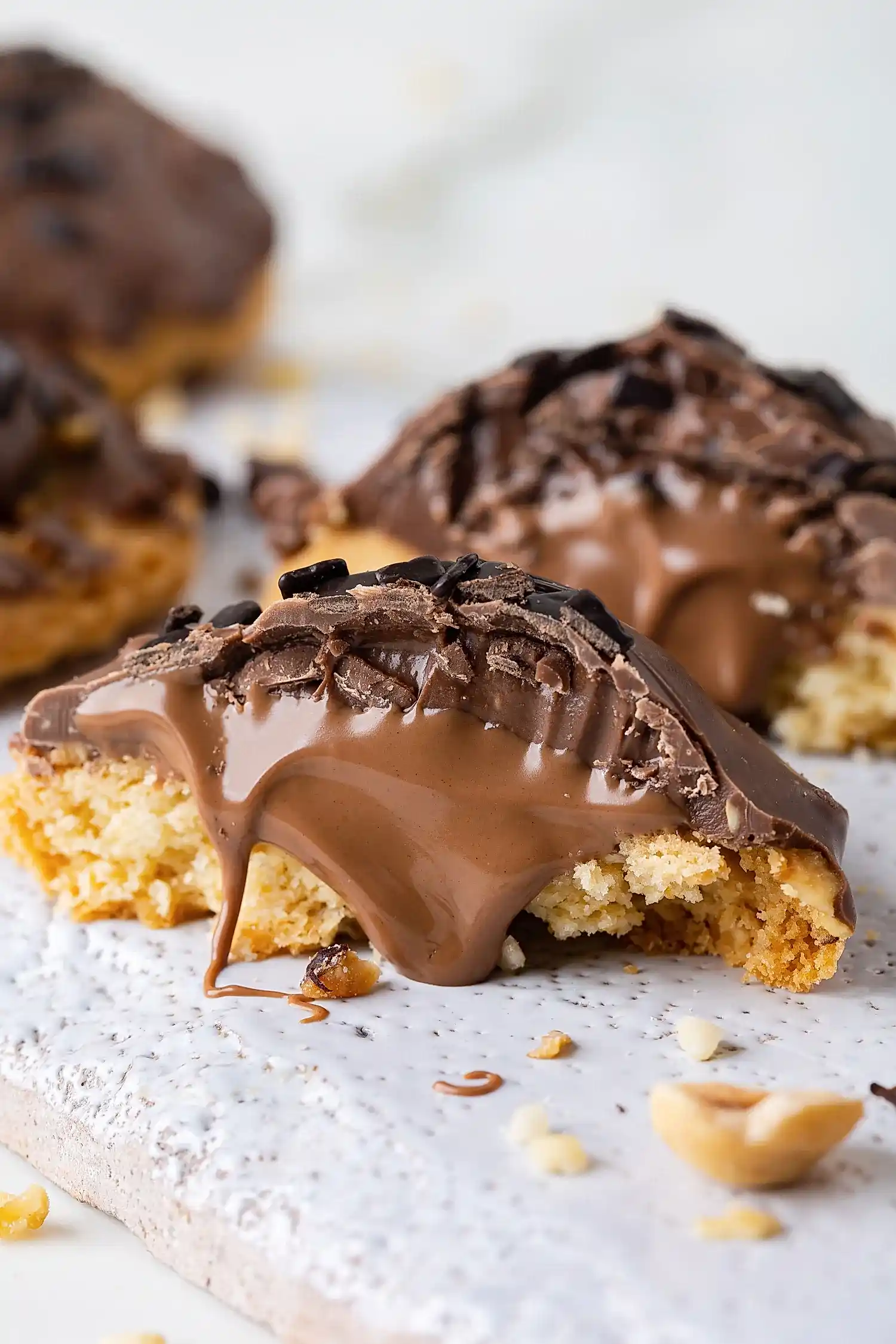 Nutella Dolgulu Çikolatalı Kurabiye