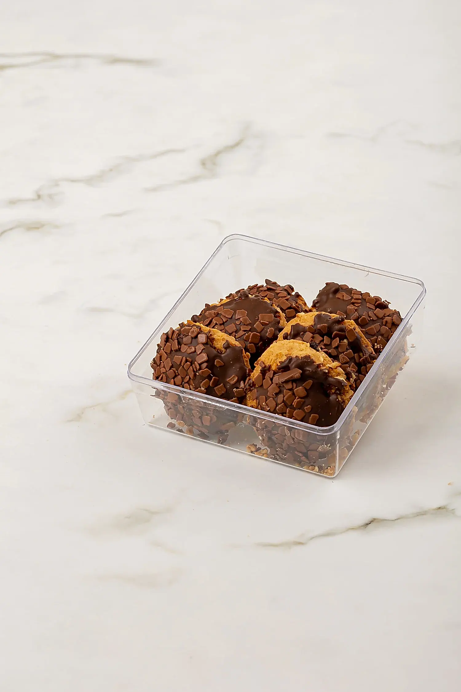 Nutella Dolgulu Çikolatalı Kurabiye