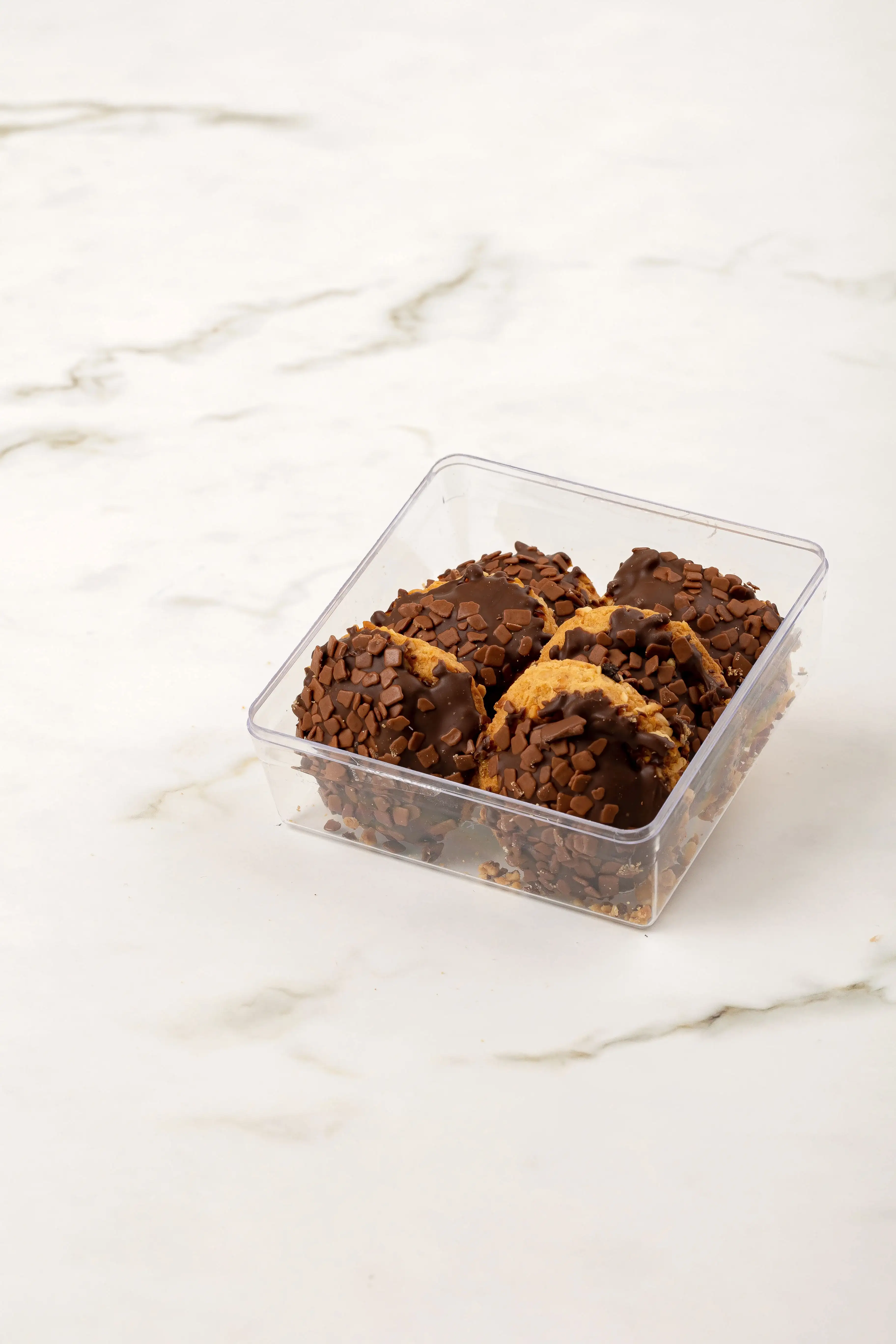 Nutella Dolgulu Çikolatalı Kurabiye