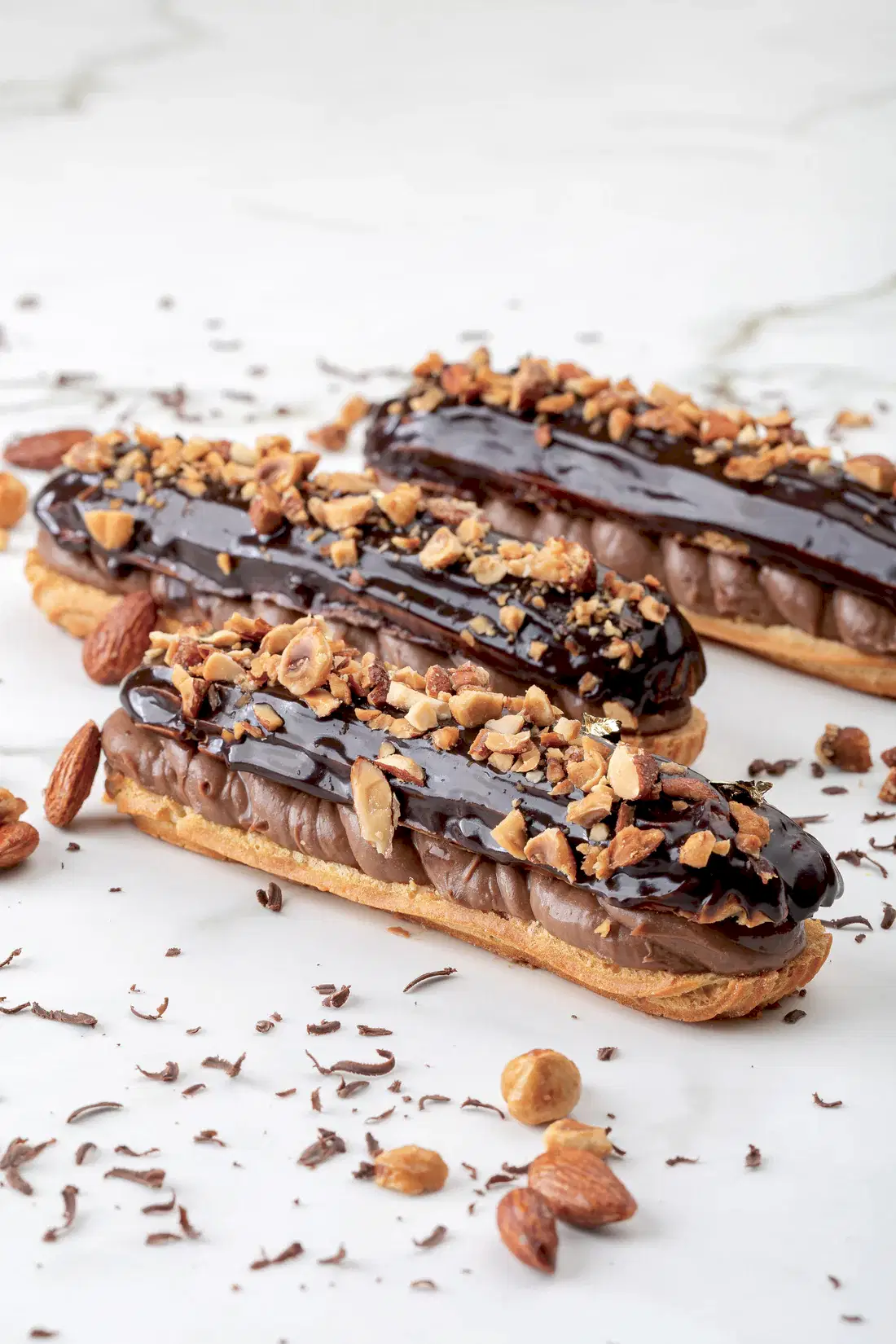 Nutellalı Krokanlı Ekler