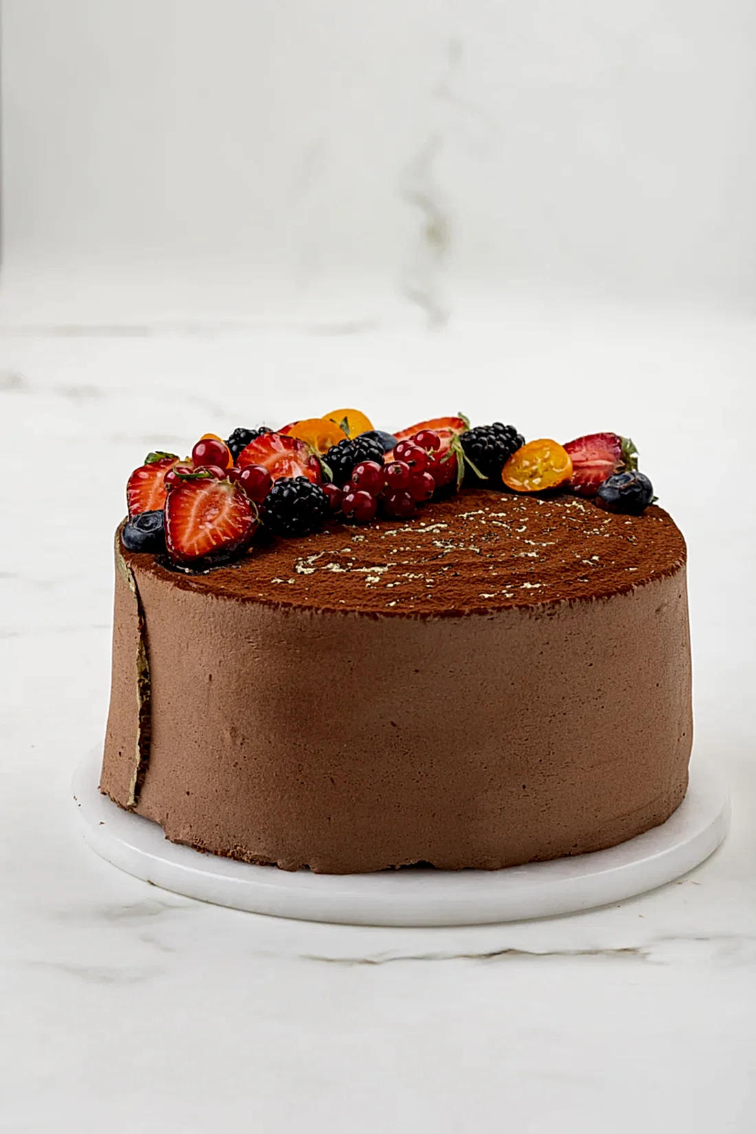 Orman Meyveli Çikolata Kremalı Pasta