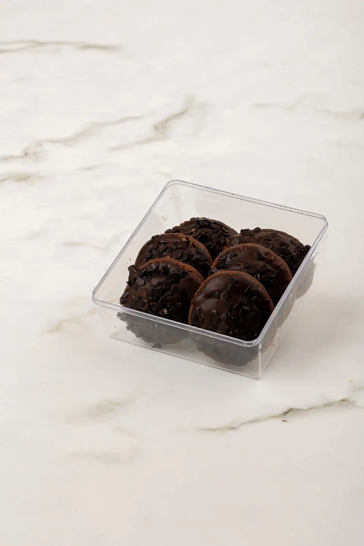 Portakal Dolgulu Bitter Çikolatalı Kurabiye