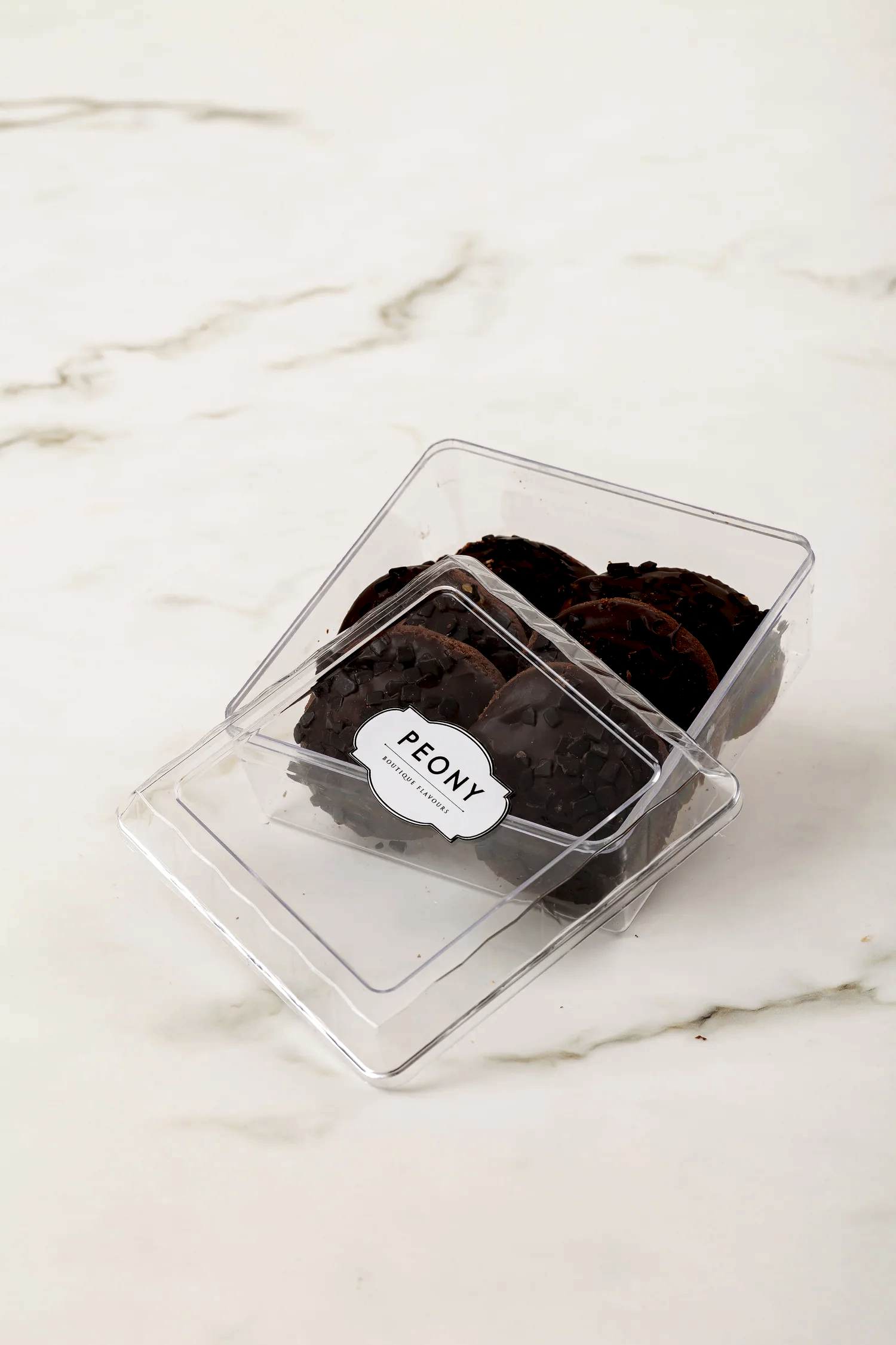 Portakal Dolgulu Bitter Çikolatalı Kurabiye