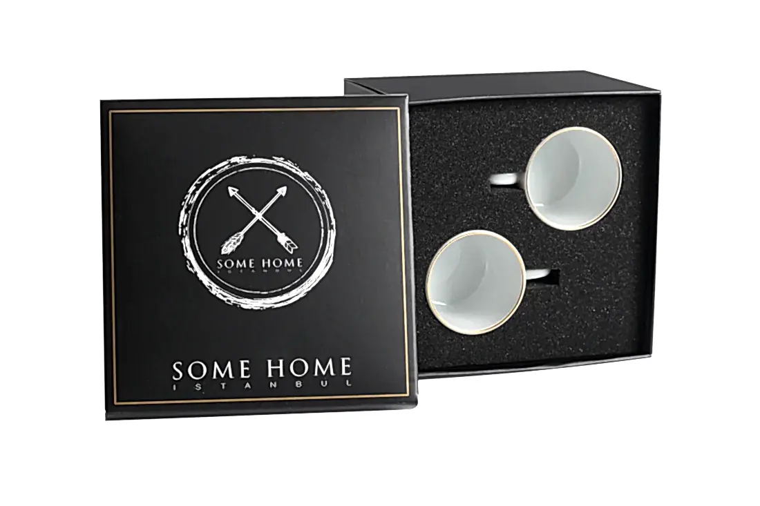 Horse Luck Blue Türk Kahvesi Fincanı