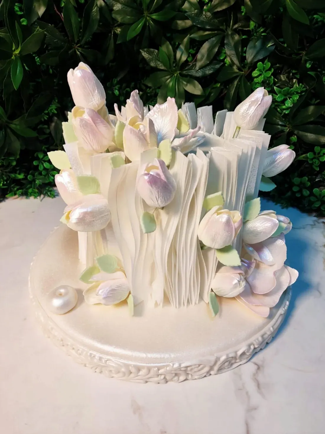 No : 301 Krema Detaylı Tasarım Pasta